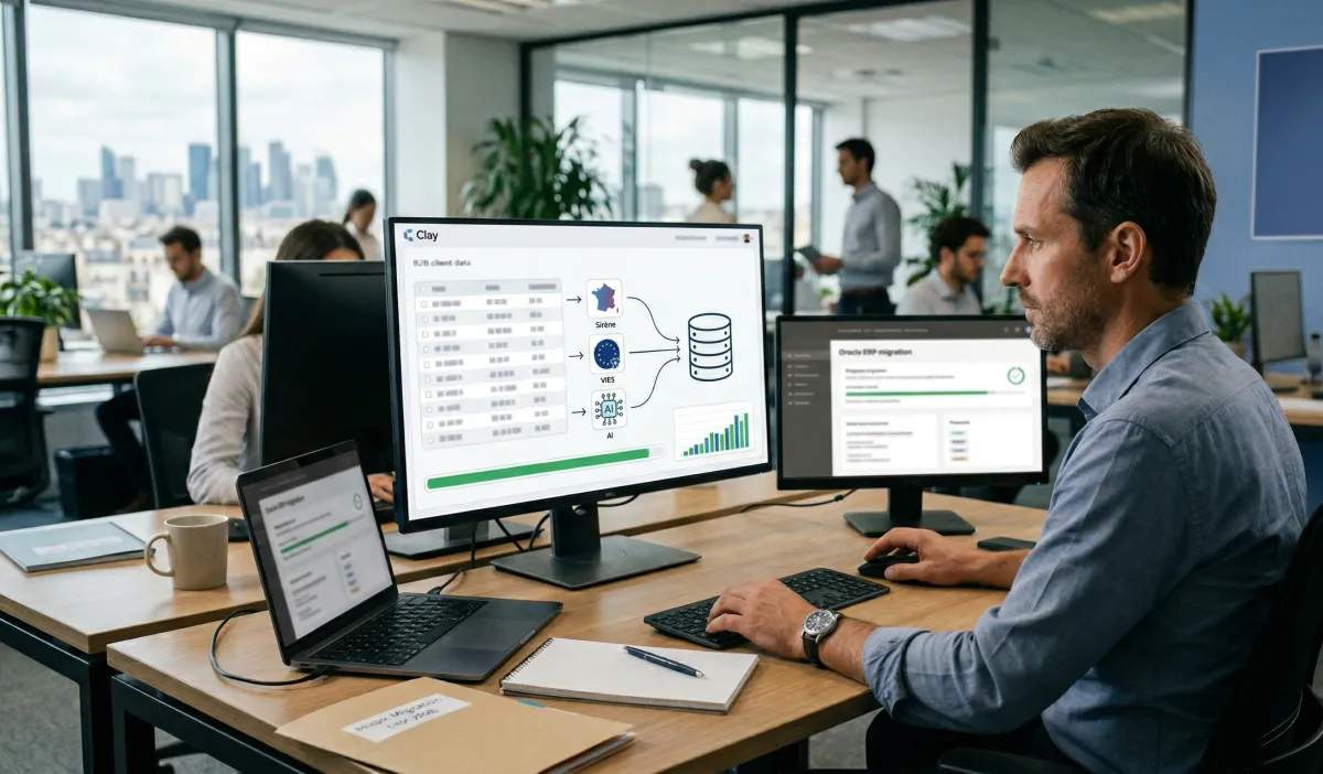 Enrichir une base clients B2B en 1 mois pour une migration ERP : retour d'expérience