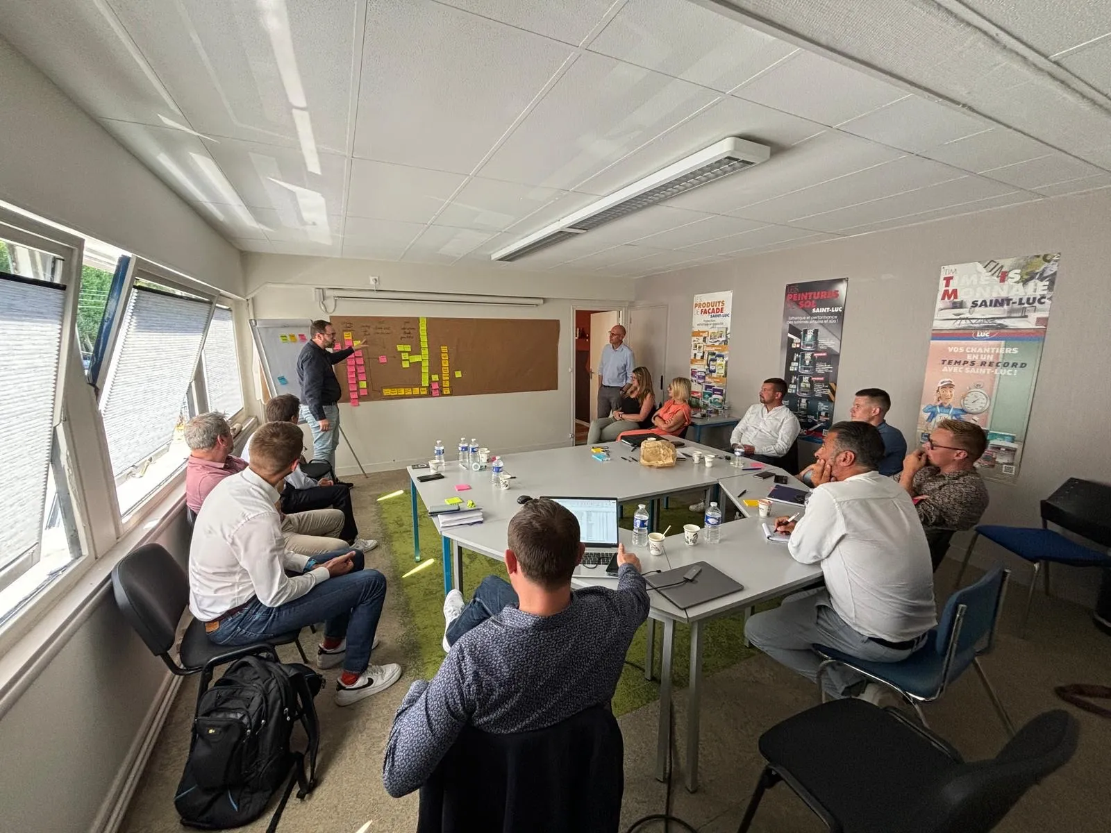 Atelier Kanban avec post-its - management visuel et priorisation